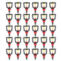 30 Sets Irrigation Sprinkler Water Saving Plastic Nozzle Connector Kit Garden Lawn Accessories V1294-YM0523-3111210509111