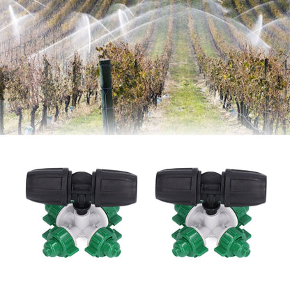 10 Sets Misting Nozzle Plastic Atomizing Cross Sprayer Accessory Kit for Irrigation V1294-YM0523-3111210509511