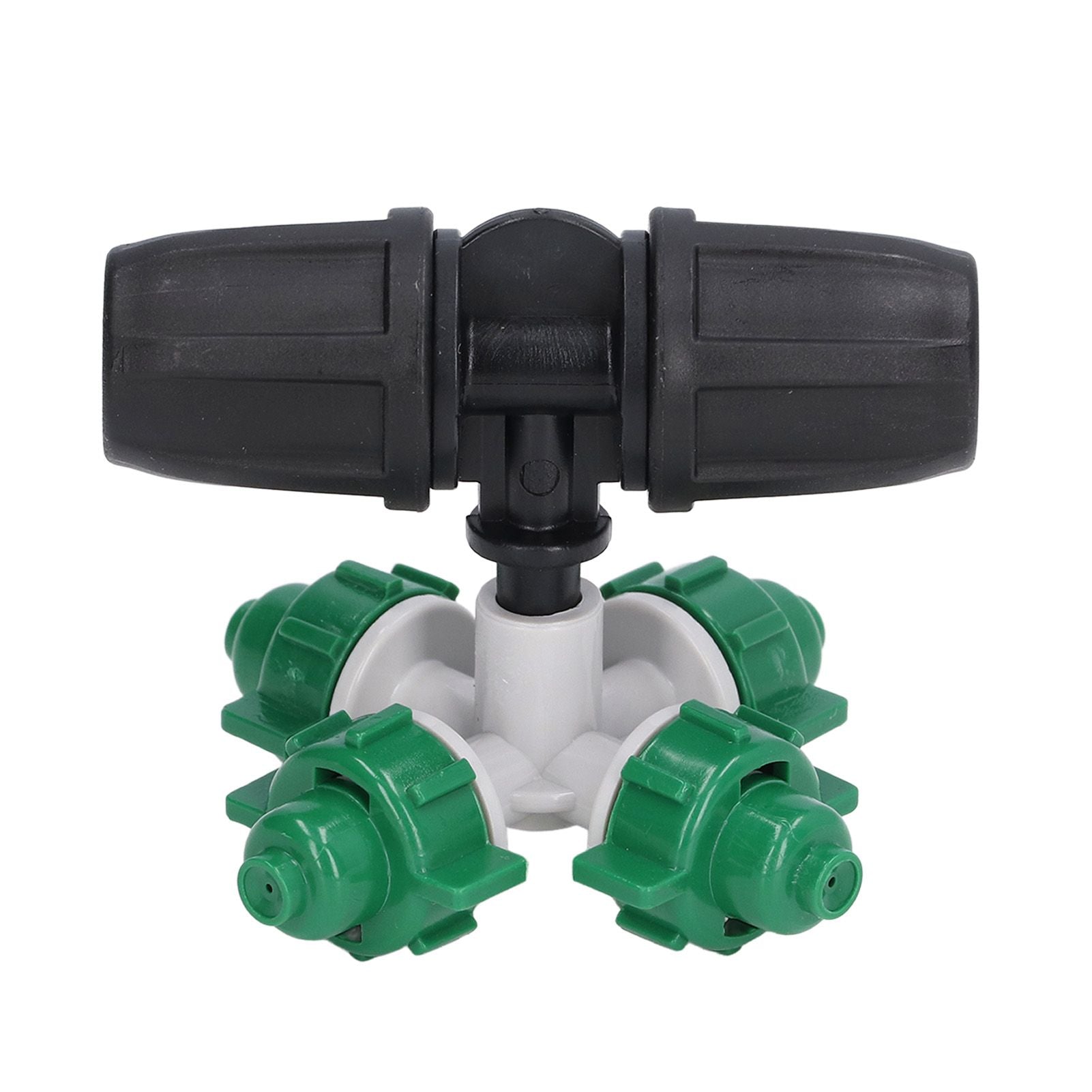 10 Sets Misting Nozzle Plastic Atomizing Cross Sprayer Accessory Kit for Irrigation V1294-YM0523-3111210509511