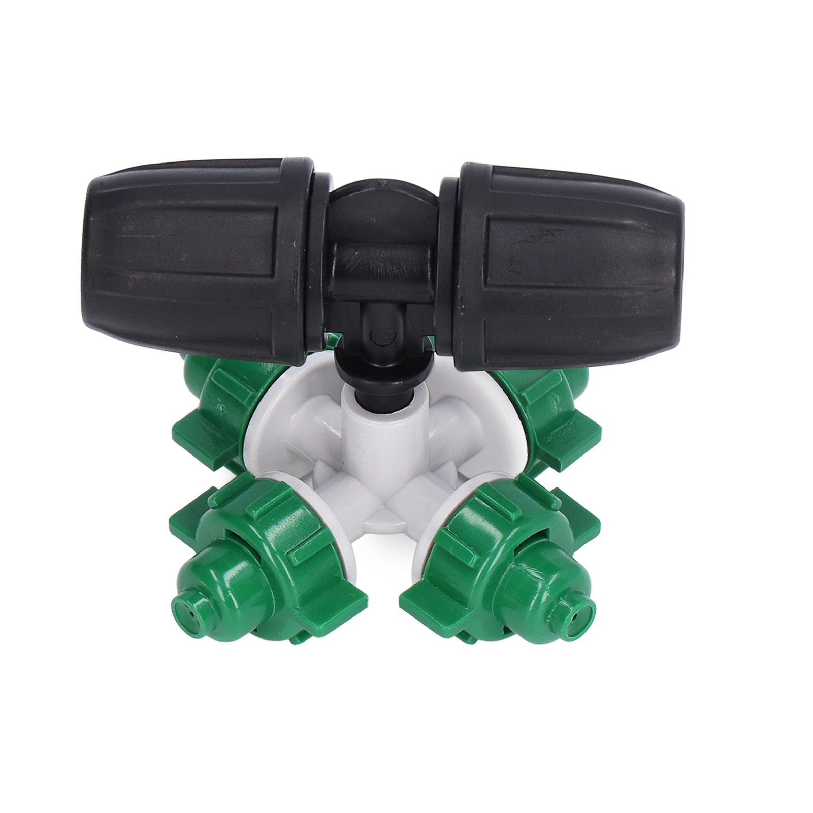 10 Sets Misting Nozzle Plastic Atomizing Cross Sprayer Accessory Kit for Irrigation V1294-YM0523-3111210509511