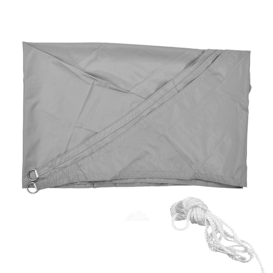 Shade Sail UV Protection 3x3x3meters Outdoor Trilateral Shape Polyester Shade Sail for Garden Swimming Pool V1294-YM0523-3111210510311