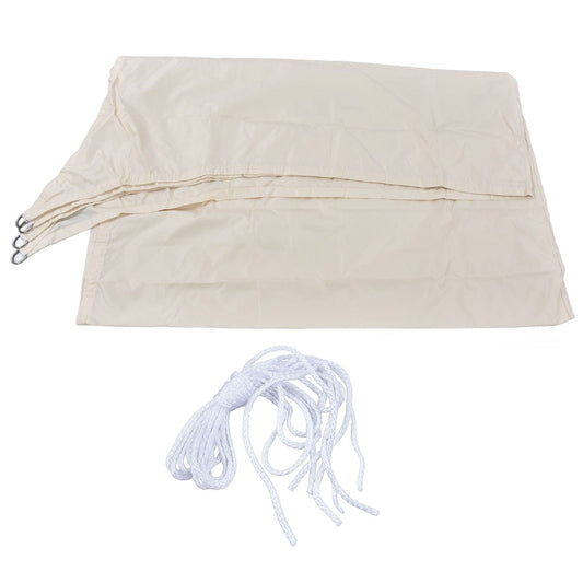 Milky White Shade Canopy Waterproof Shading Foldable 3x3m Quadrilateral Reducing Heat Shade Sail for Outdoor V1294-YM0523-3111210510811