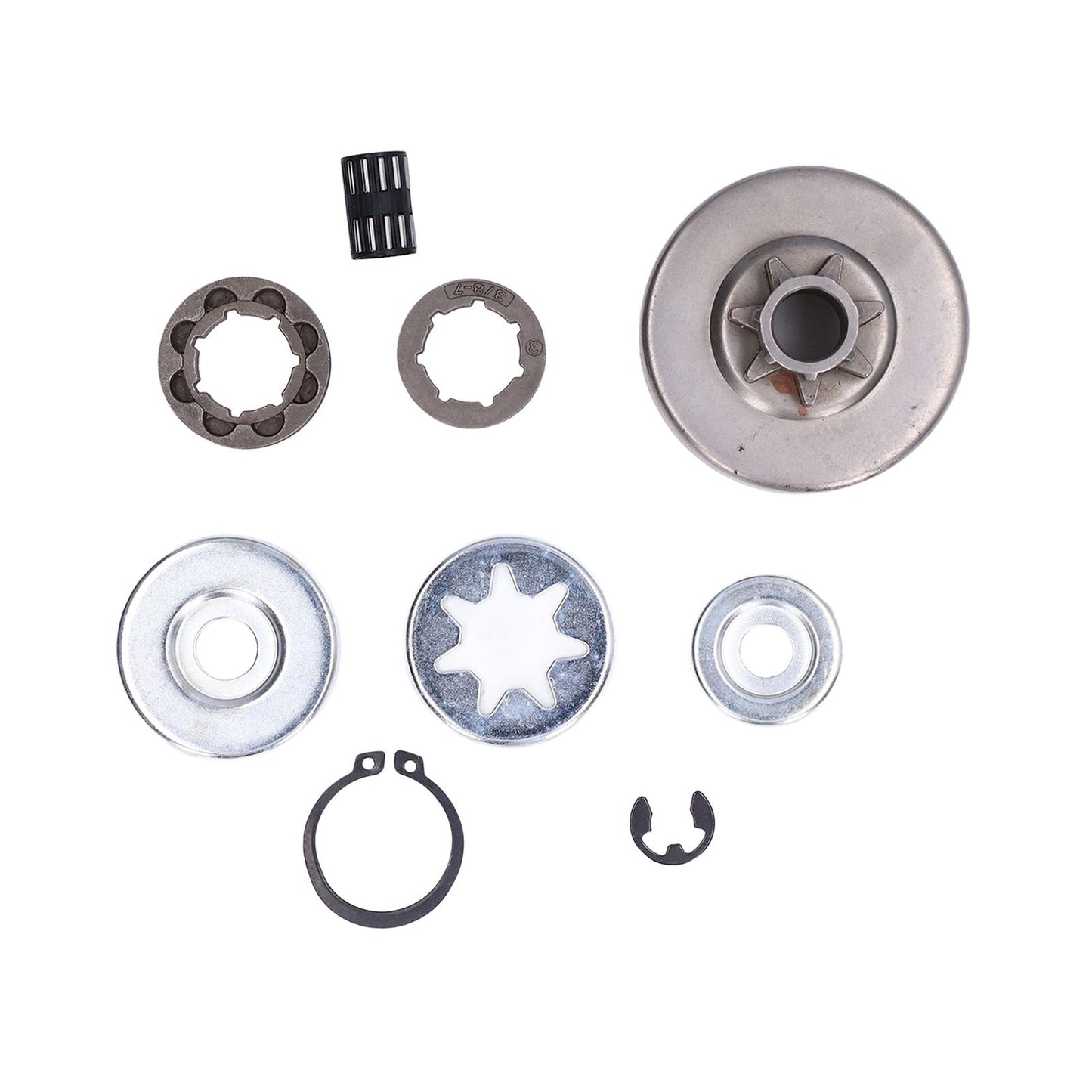 9Pcs Chainsaw Clutch Drum Needle Roller Bearing Kit for Stihl 038 MS380 1119 0007 1003 V1294-YM0523-3111210511411