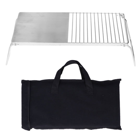 Grill Stand Multifunctional Folding Stainless Steel Outdoor Kitchen Stand for BBQ Grilling Camping Trip Travel V1294-YM0523-3111220000411