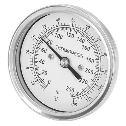 -18-120 degrees C Dial Thermometer Barbecue Oven Bimetallic Thermometer Pointer Type Temperature Gauge V1294-YM0523-3111220000811