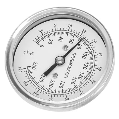 -18-120 degrees C Dial Thermometer Barbecue Oven Bimetallic Thermometer Pointer Type Temperature Gauge V1294-YM0523-3111220000811