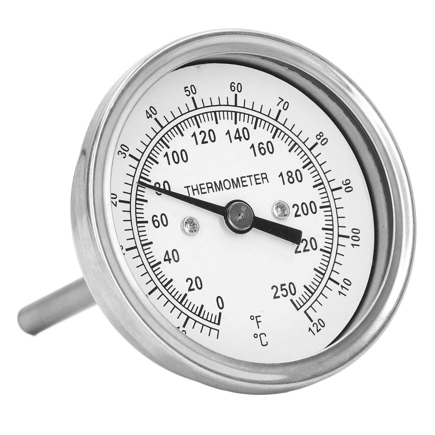 -18-120 degrees C Dial Thermometer Barbecue Oven Bimetallic Thermometer Pointer Type Temperature Gauge V1294-YM0523-3111220000811