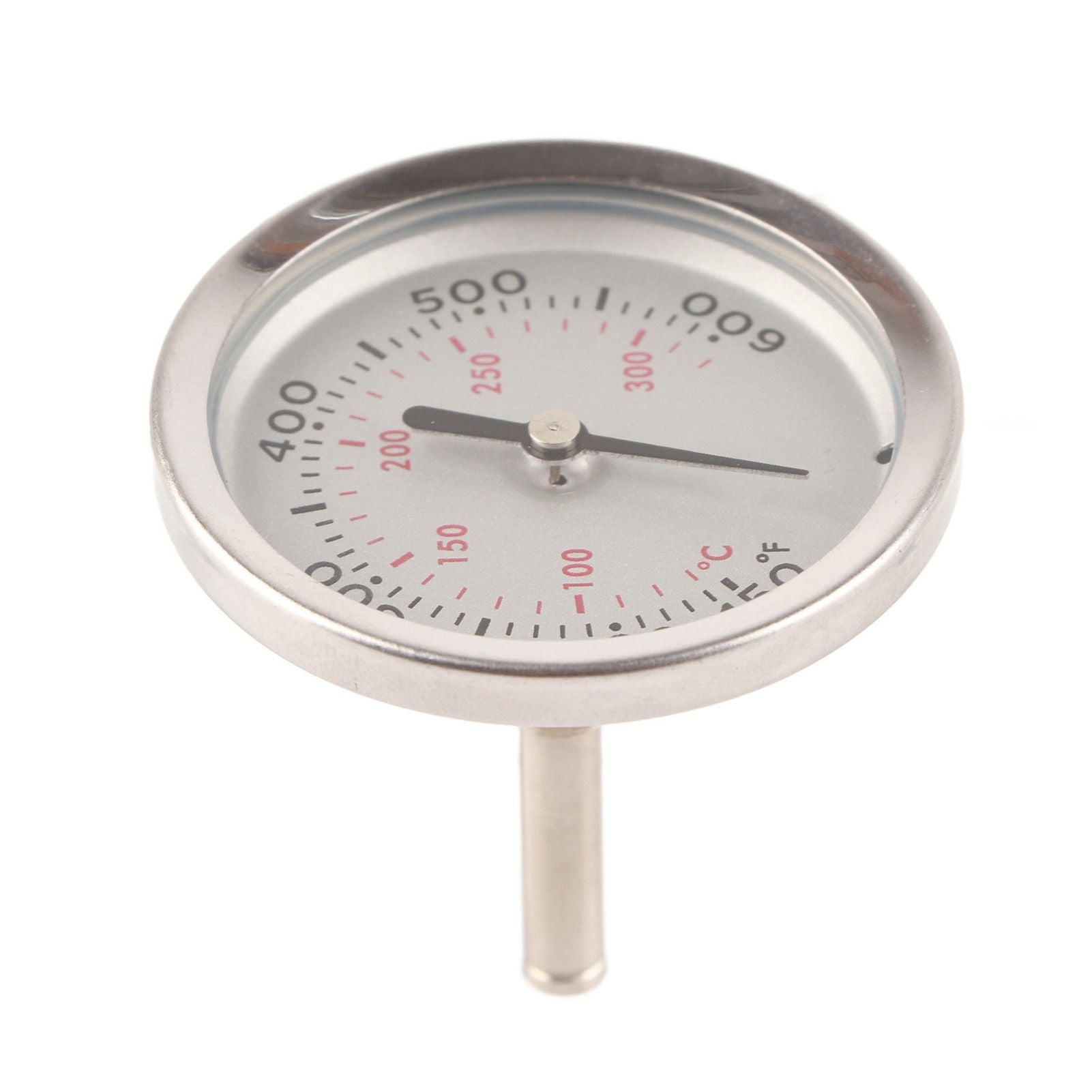 Grill Thermometer Stainless Steel Bimetallic High Accuracy 100-475 degrees F Easy Assembly Wide Application V1294-YM0523-3111220001311