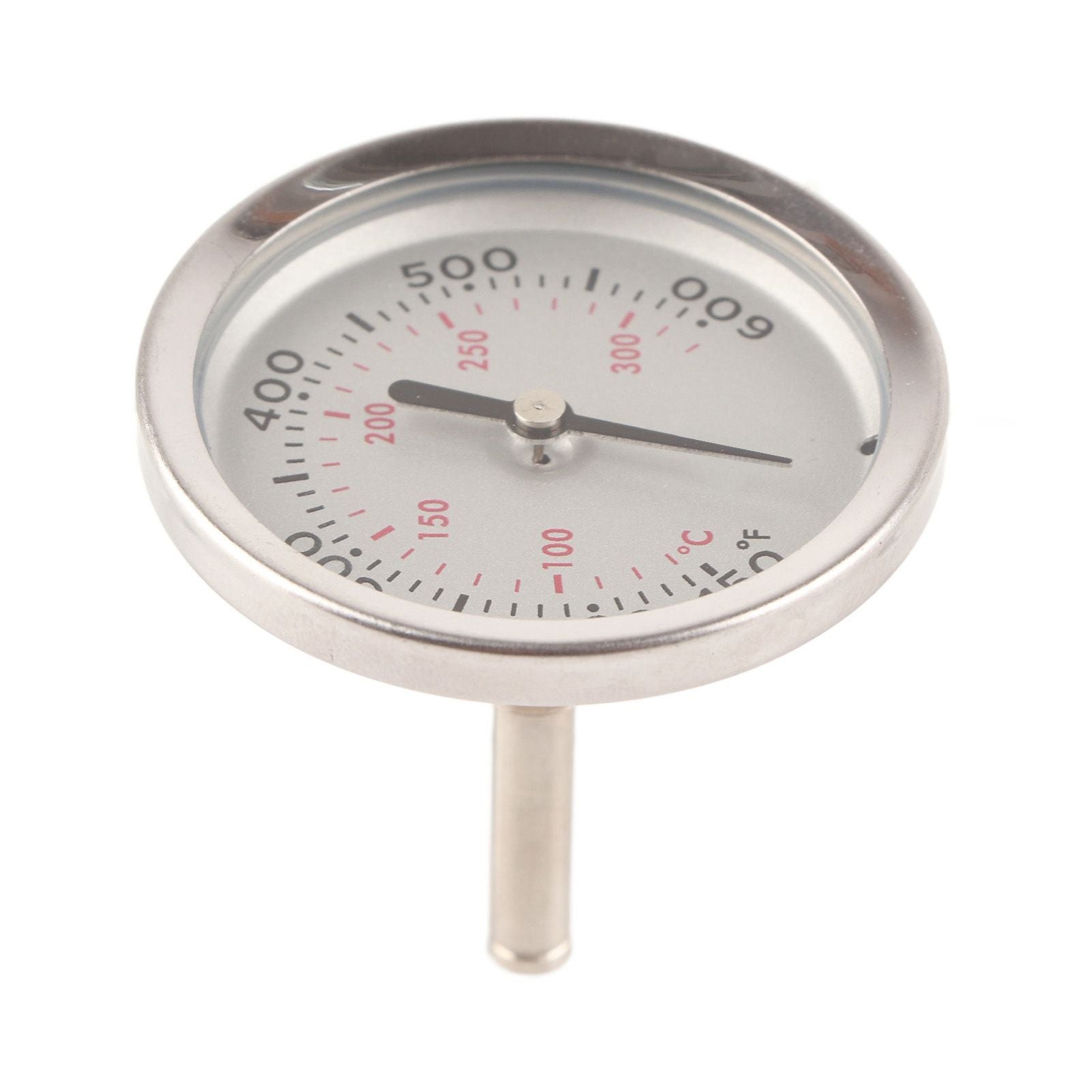 Grill Thermometer Stainless Steel Bimetallic High Accuracy 100-475 degrees F Easy Assembly Wide Application V1294-YM0523-3111220001311