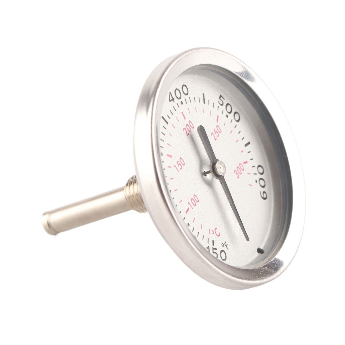 Grill Thermometer Stainless Steel Bimetallic High Accuracy 100-475 degrees F Easy Assembly Wide Application V1294-YM0523-3111220001311