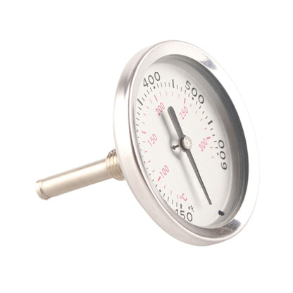 Grill Thermometer Stainless Steel Bimetallic High Accuracy 100-475 degrees F Easy Assembly Wide Application V1294-YM0523-3111220001311
