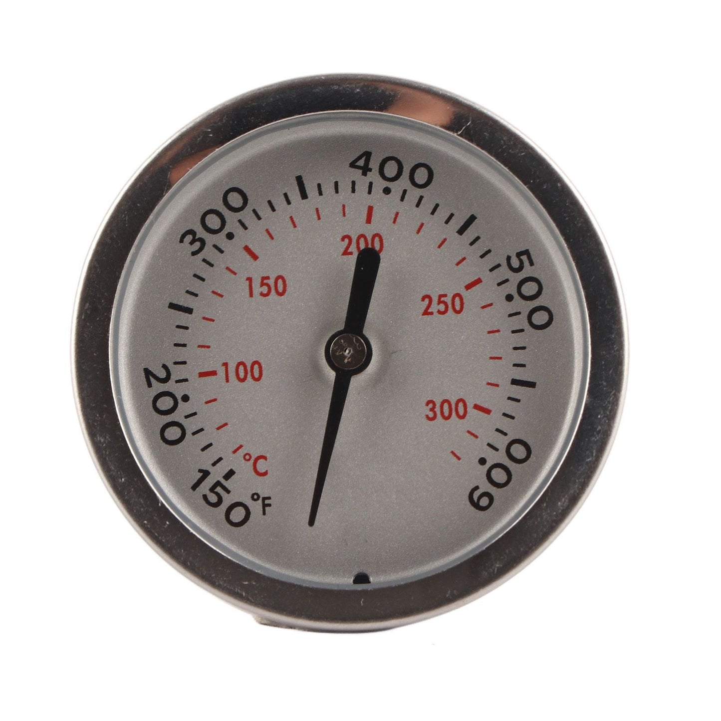 Grill Thermometer Stainless Steel Bimetallic High Accuracy 100-475 degrees F Easy Assembly Wide Application V1294-YM0523-3111220001311