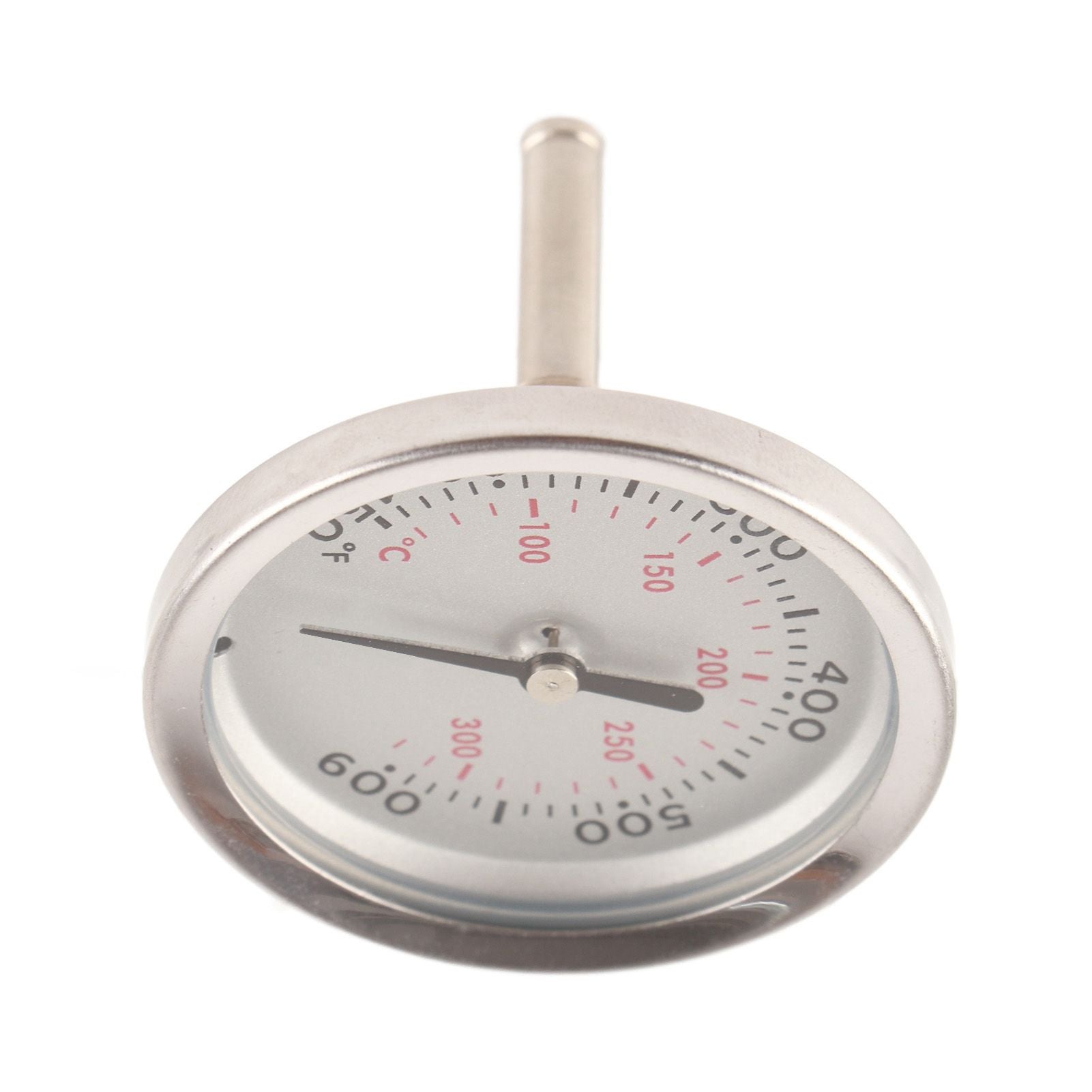 Grill Thermometer Stainless Steel Bimetallic High Accuracy 100-475 degrees F Easy Assembly Wide Application V1294-YM0523-3111220001311