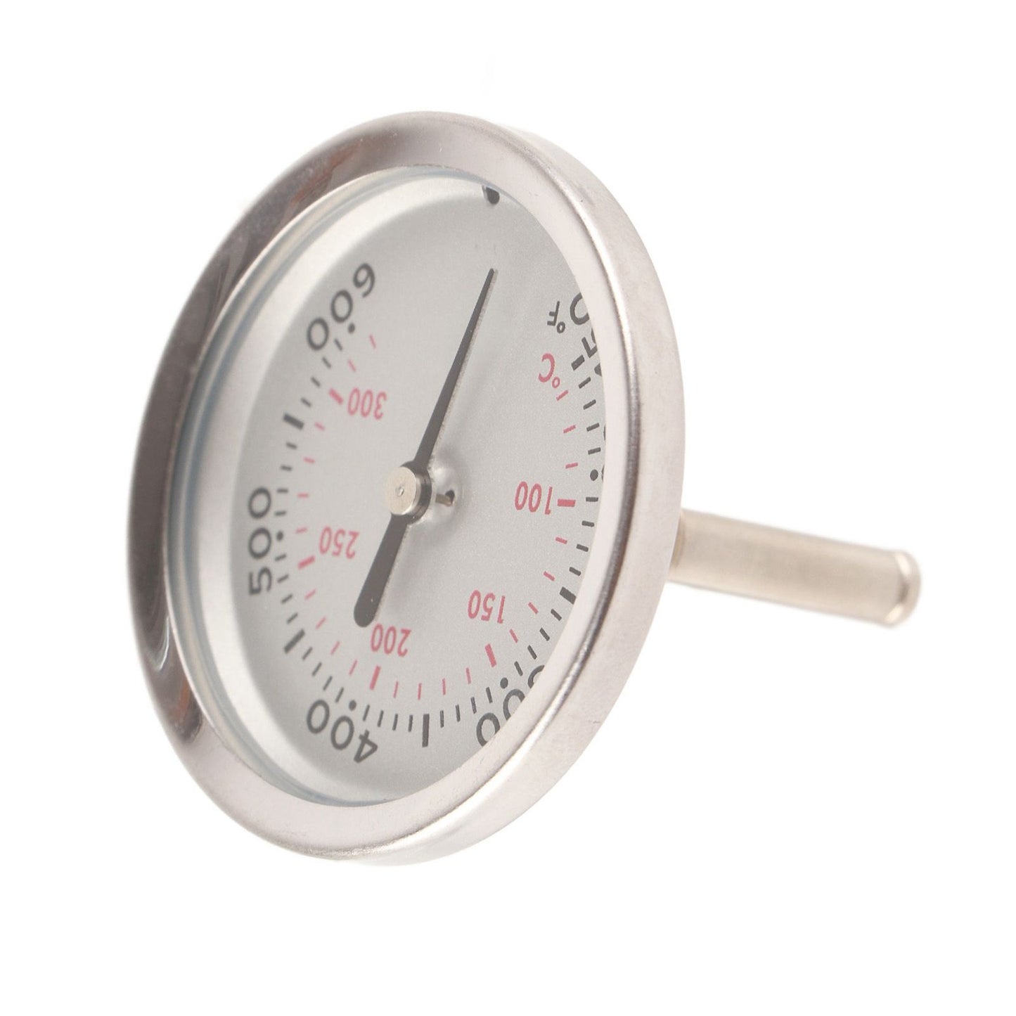 Grill Thermometer Stainless Steel Bimetallic High Accuracy 100-475 degrees F Easy Assembly Wide Application V1294-YM0523-3111220001311