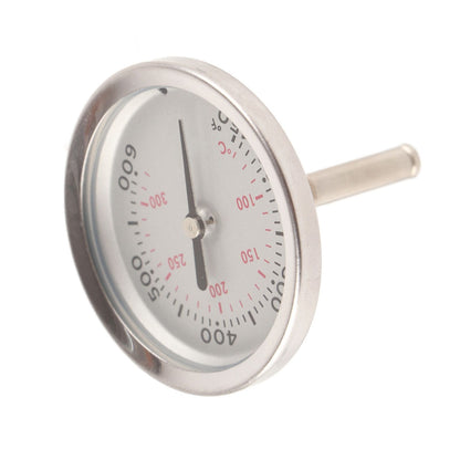 Grill Thermometer Stainless Steel Bimetallic High Accuracy 100-475 degrees F Easy Assembly Wide Application V1294-YM0523-3111220001311