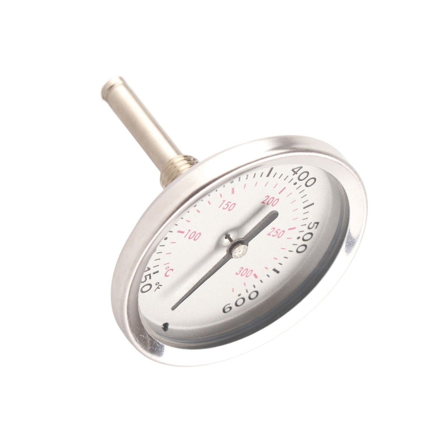 Grill Thermometer Stainless Steel Bimetallic High Accuracy 100-475 degrees F Easy Assembly Wide Application V1294-YM0523-3111220001311