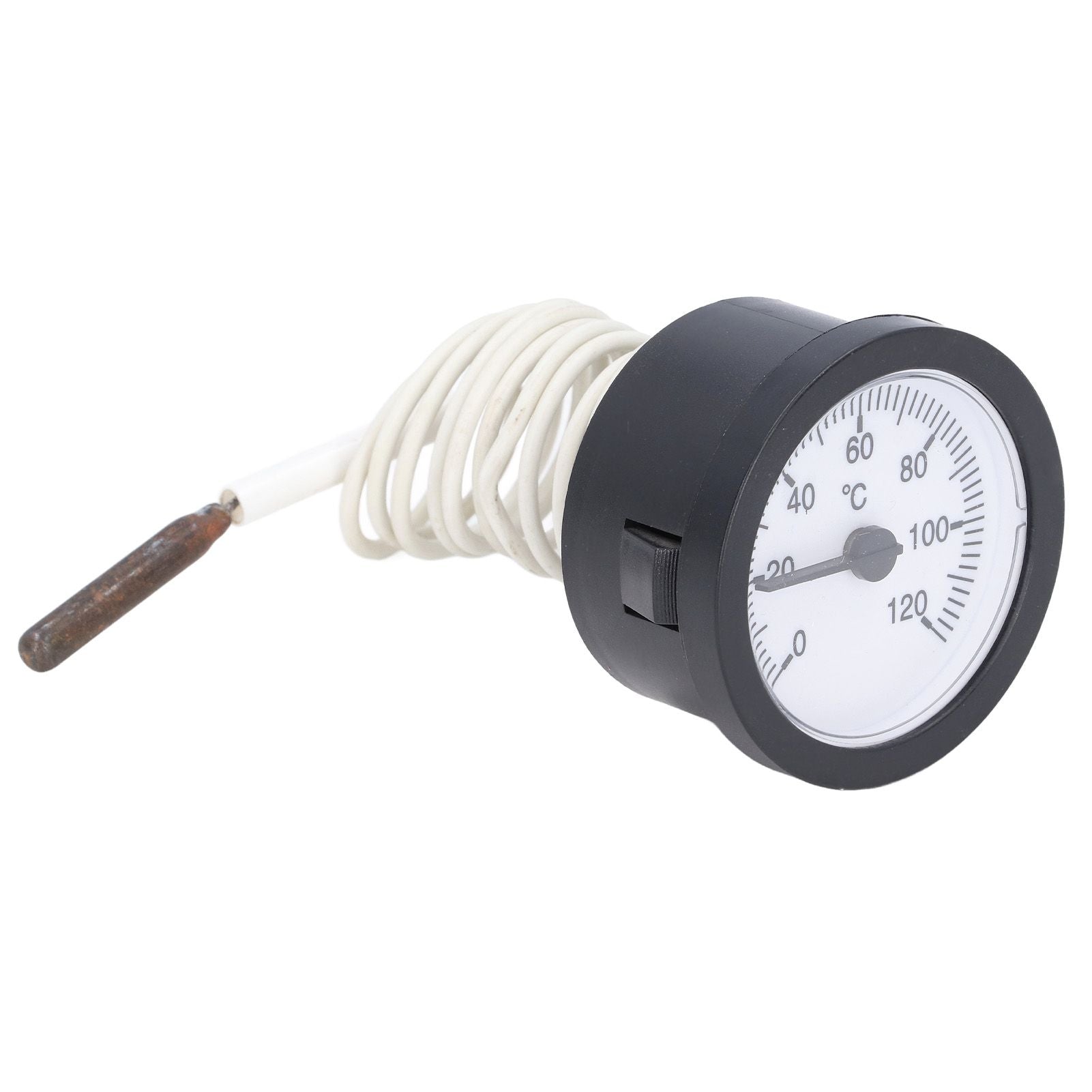 Dial Thermometer 0-120 degrees C Measuring Range Copper Sensor Clear Temperature Scale 52mm/2.0in Thermometer V1294-YM0523-3111220001511