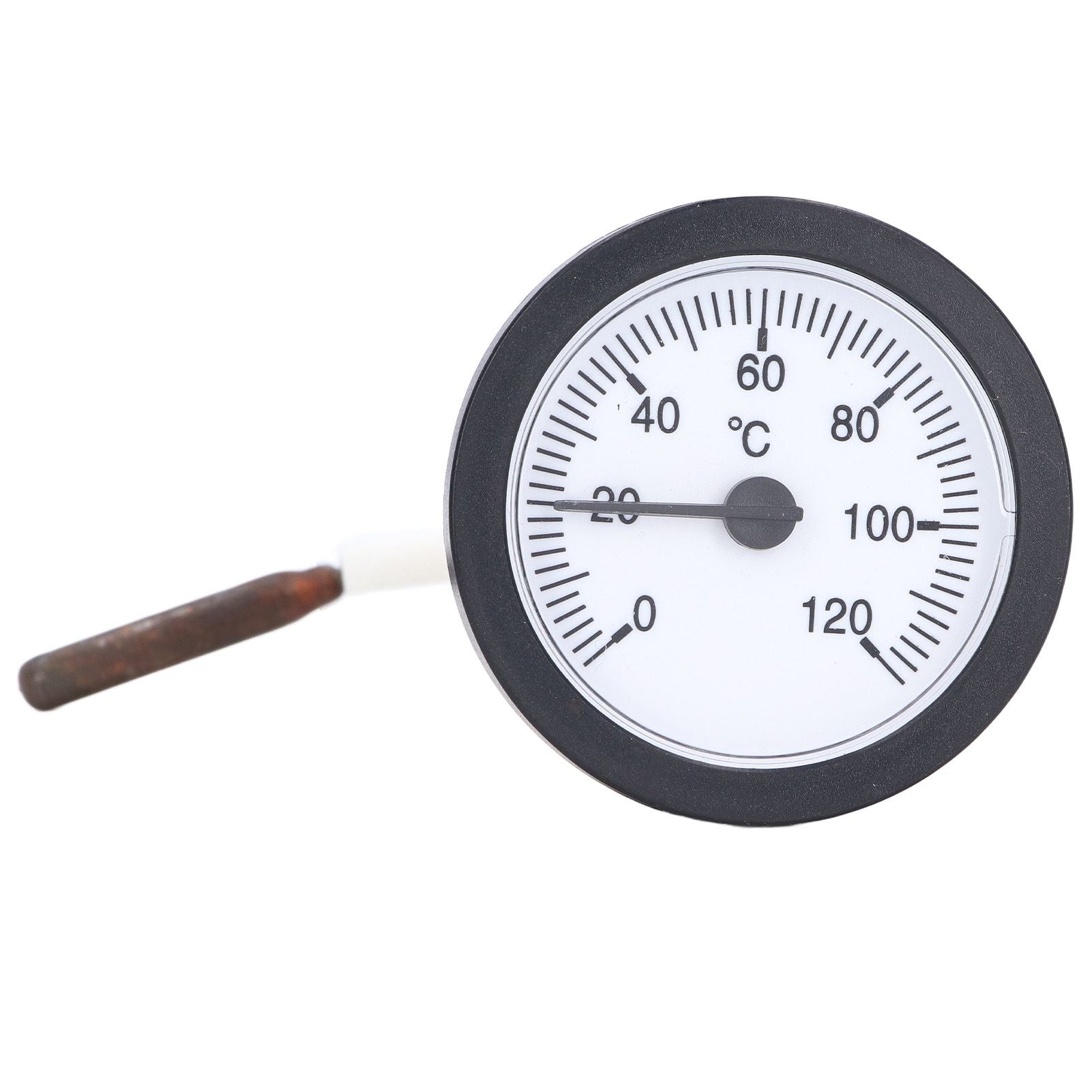 Dial Thermometer 0-120 degrees C Measuring Range Copper Sensor Clear Temperature Scale 52mm/2.0in Thermometer V1294-YM0523-3111220001511