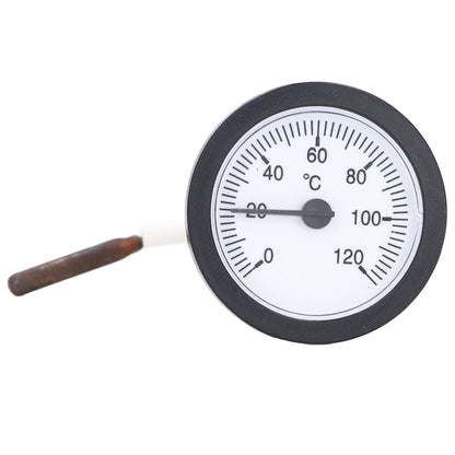 Dial Thermometer 0-120 degrees C Measuring Range Copper Sensor Clear Temperature Scale 52mm/2.0in Thermometer V1294-YM0523-3111220001511