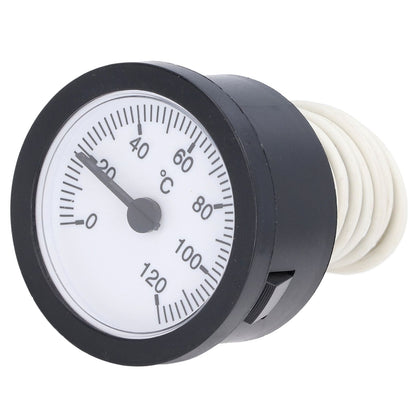 Dial Thermometer 0-120 degrees C Measuring Range Copper Sensor Clear Temperature Scale 52mm/2.0in Thermometer V1294-YM0523-3111220001511