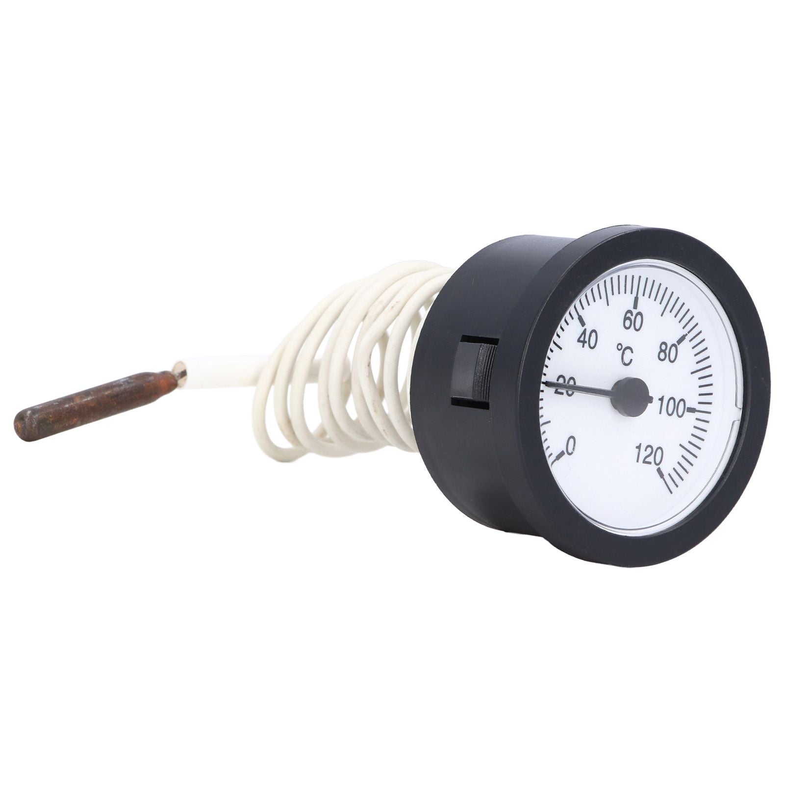 Dial Thermometer 0-120 degrees C Measuring Range Copper Sensor Clear Temperature Scale 52mm/2.0in Thermometer V1294-YM0523-3111220001511