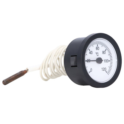 Dial Thermometer 0-120 degrees C Measuring Range Copper Sensor Clear Temperature Scale 52mm/2.0in Thermometer V1294-YM0523-3111220001511