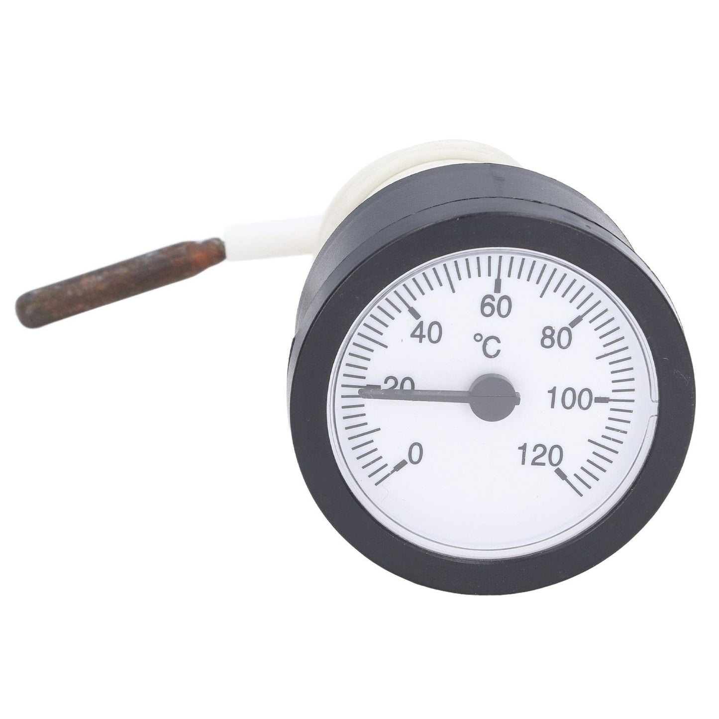 Dial Thermometer 0-120 degrees C Measuring Range Copper Sensor Clear Temperature Scale 52mm/2.0in Thermometer V1294-YM0523-3111220001511
