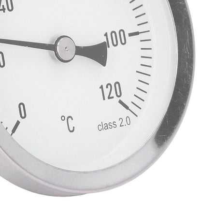 63mm Dial Thermometer Barbecue Pointer Type Thermometer 0-120 degrees C Bimetallic Temperature Gauge for V1294-YM0523-3111220001611