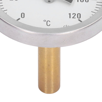 63mm Dial Thermometer Barbecue Pointer Type Thermometer 0-120 degrees C Bimetallic Temperature Gauge for V1294-YM0523-3111220001611