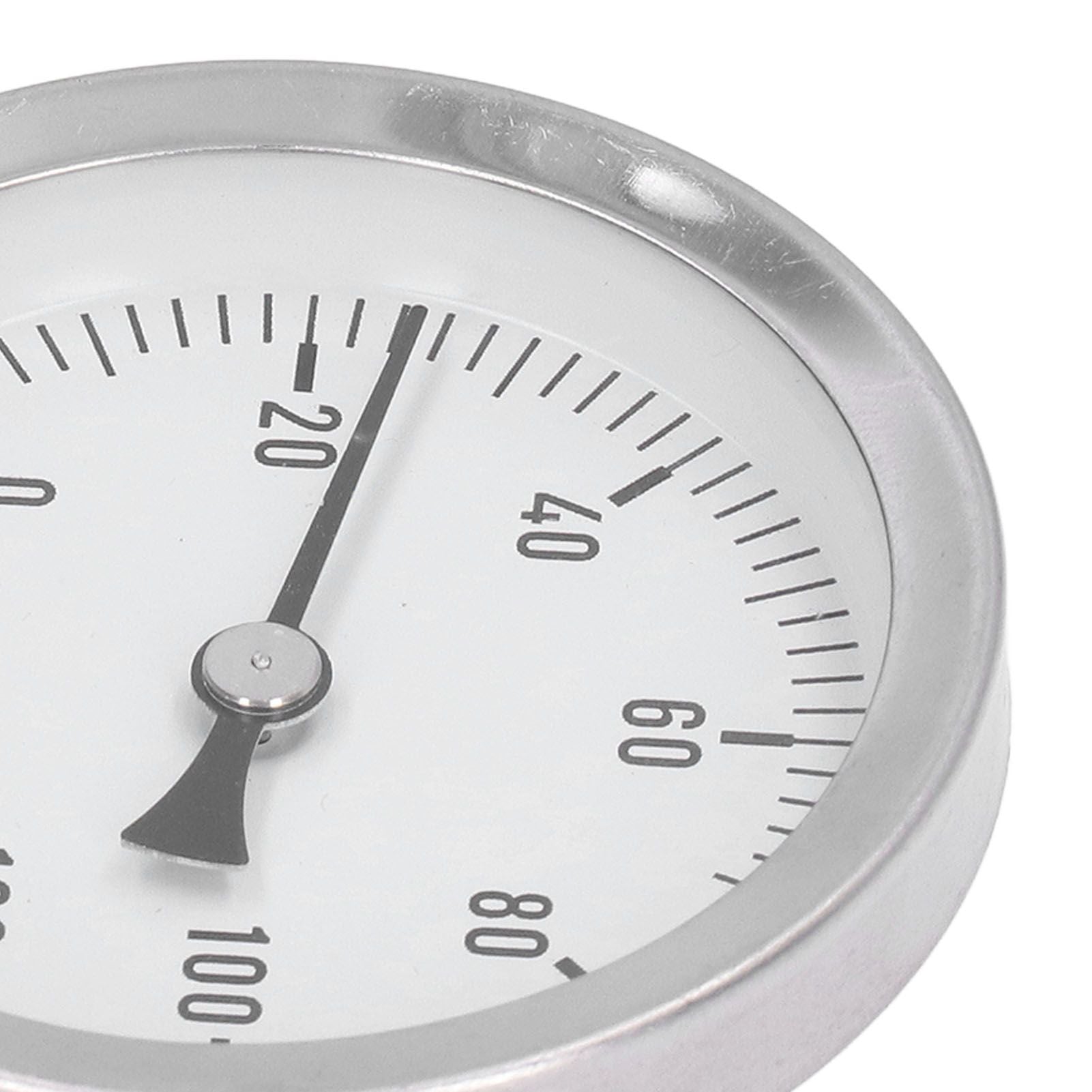 63mm Dial Thermometer Barbecue Pointer Type Thermometer 0-120 degrees C Bimetallic Temperature Gauge for V1294-YM0523-3111220001611