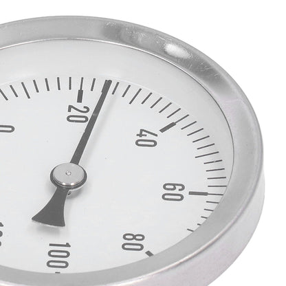 63mm Dial Thermometer Barbecue Pointer Type Thermometer 0-120 degrees C Bimetallic Temperature Gauge for V1294-YM0523-3111220001611