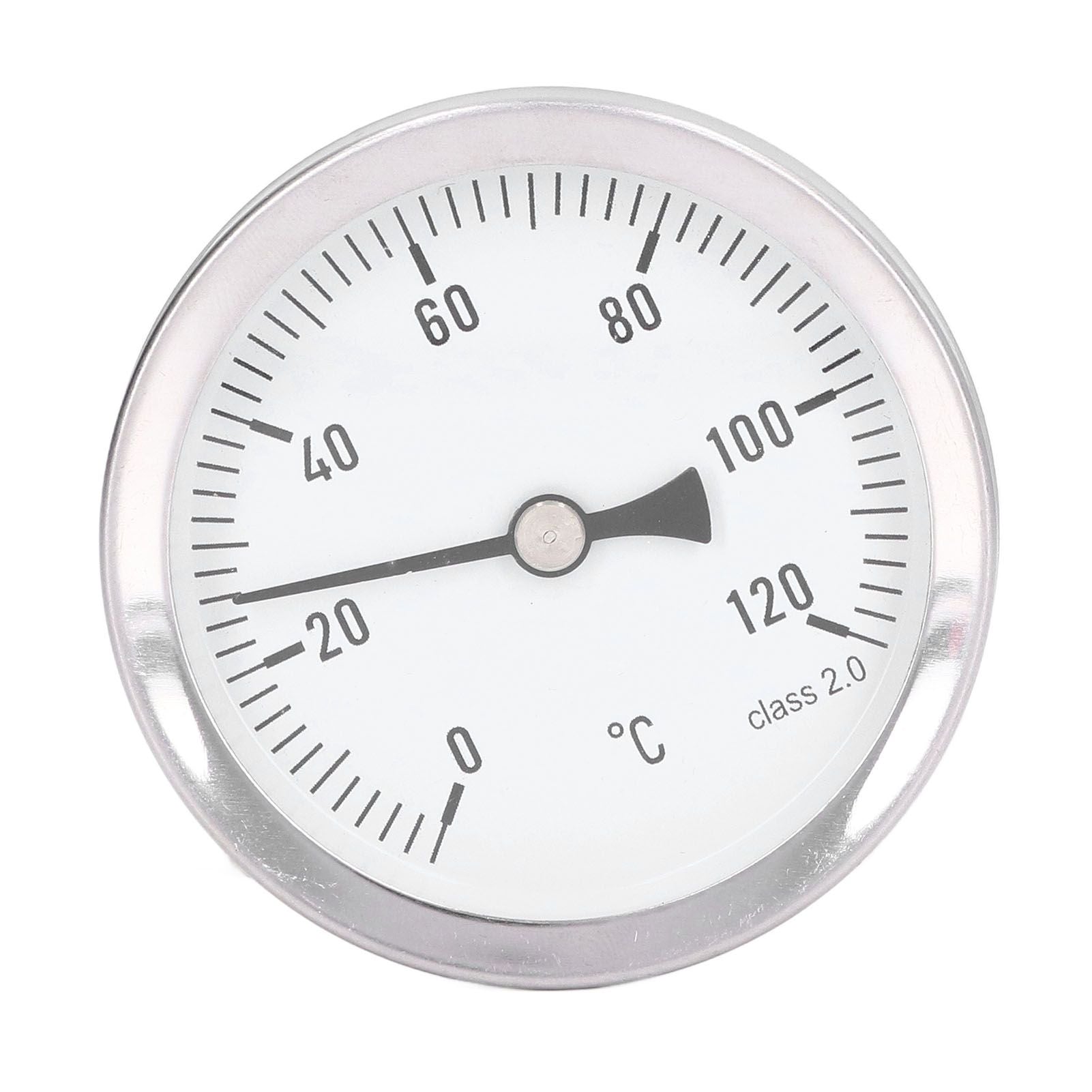 63mm Dial Thermometer Barbecue Pointer Type Thermometer 0-120 degrees C Bimetallic Temperature Gauge for V1294-YM0523-3111220001611
