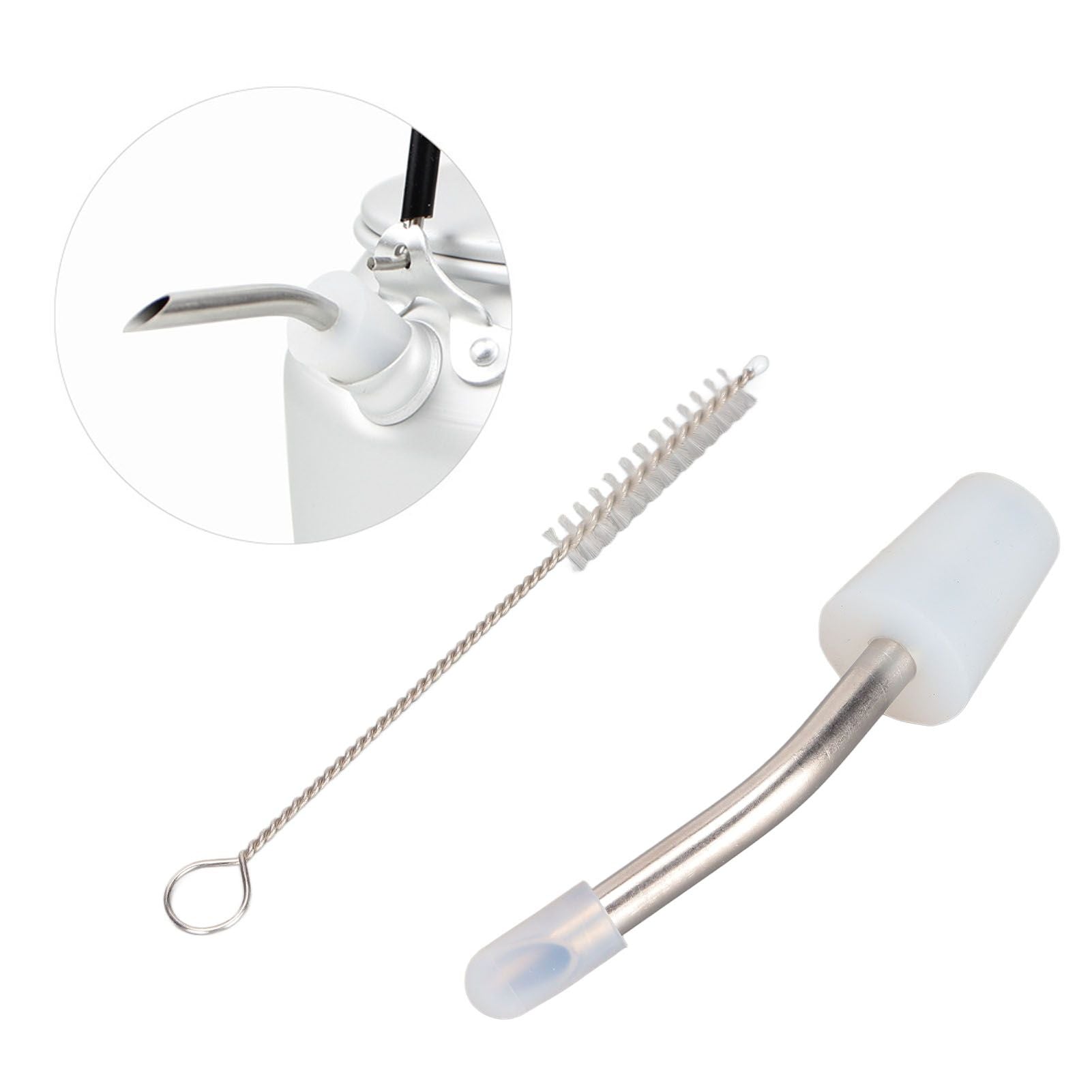Extended Kettle Spout Corrosion Resistance Safe Harmless Odorless Stainless Steel Outdoor Kettle Spout V1294-YM0523-3111220003611