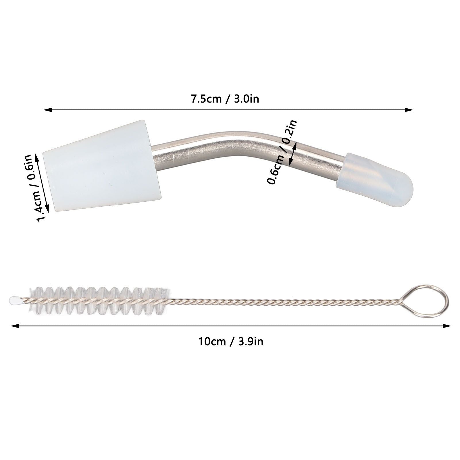 Extended Kettle Spout Corrosion Resistance Safe Harmless Odorless Stainless Steel Outdoor Kettle Spout V1294-YM0523-3111220003611