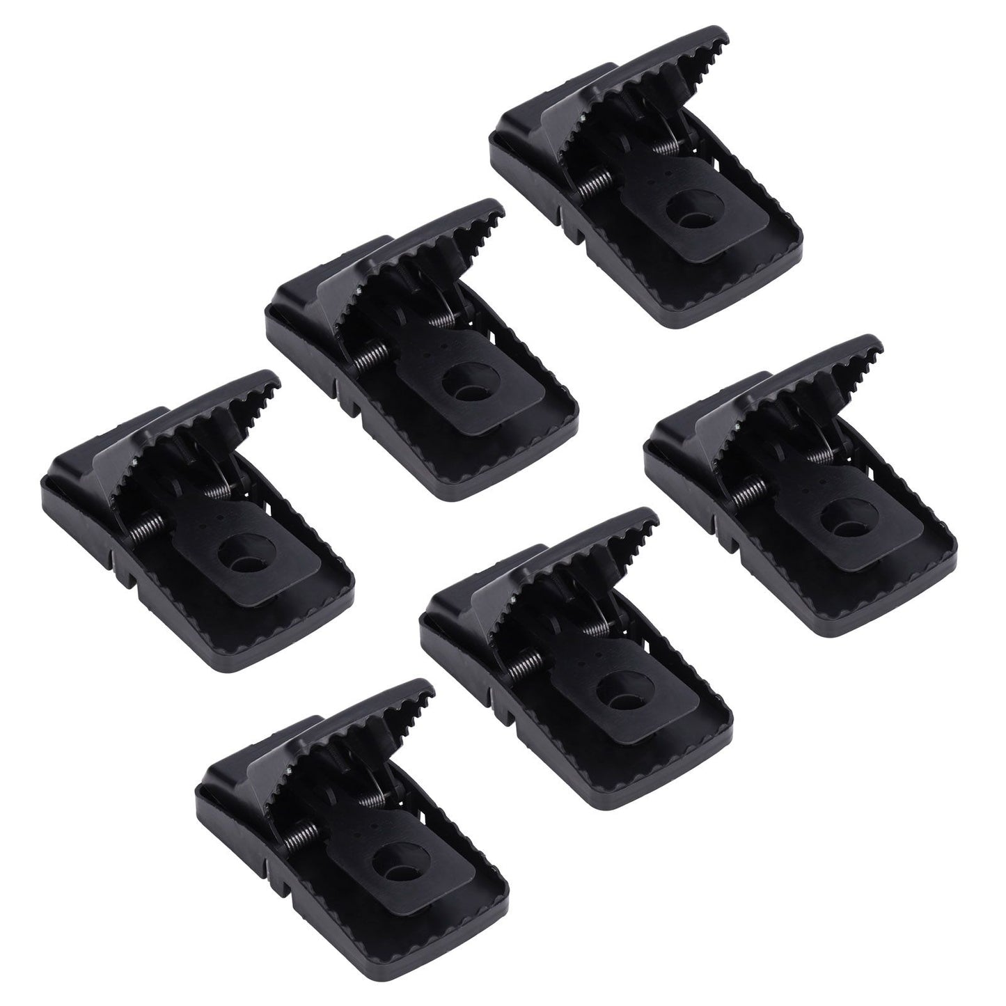 6Pcs Mouse Traps Plastic Material High Sensitivity Touchless Design Safe Reusable Rat Catcher Trapping Tool V1294-YM0523-3111220004711