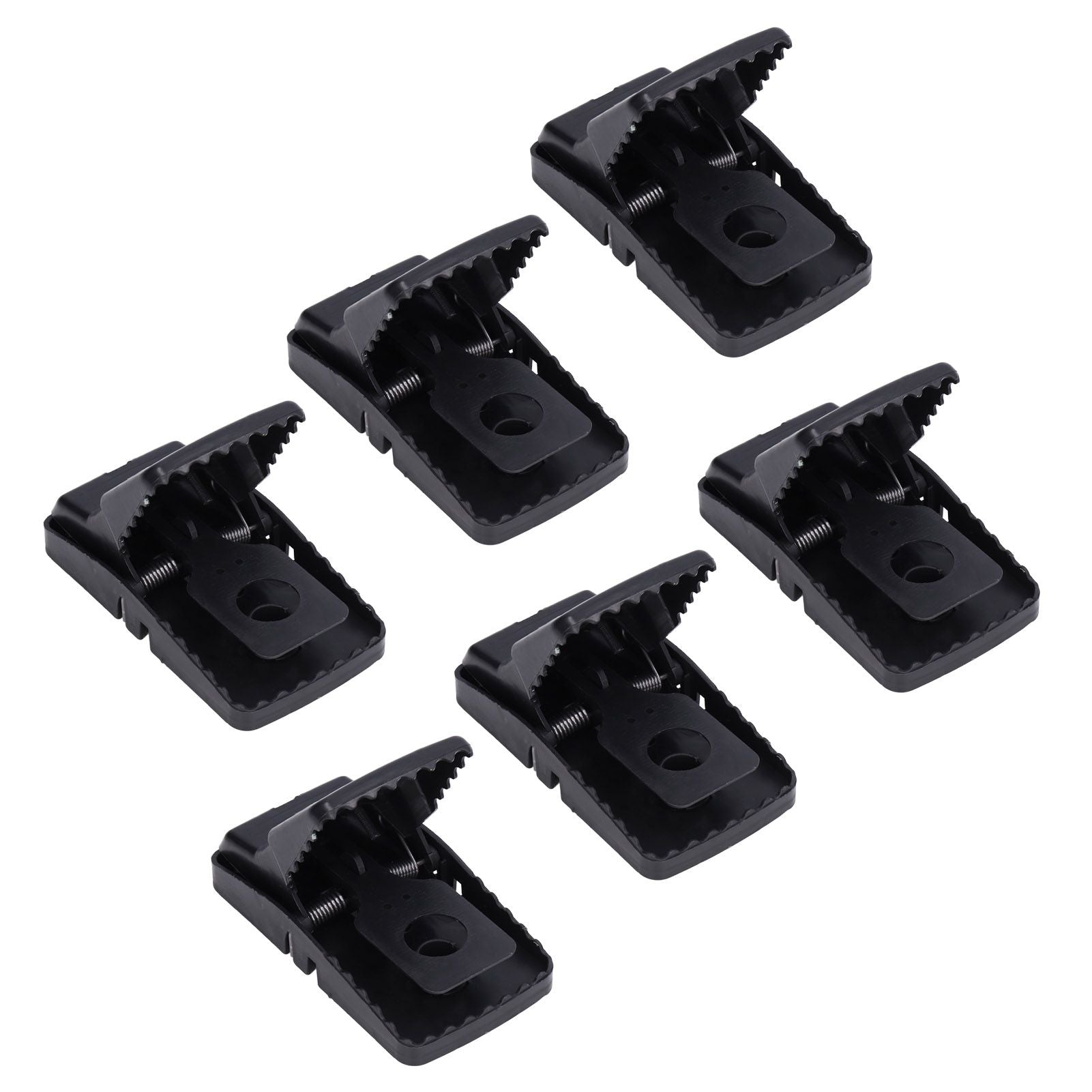 6Pcs Mouse Traps Plastic Material High Sensitivity Touchless Design Safe Reusable Rat Catcher Trapping Tool V1294-YM0523-3111220004711