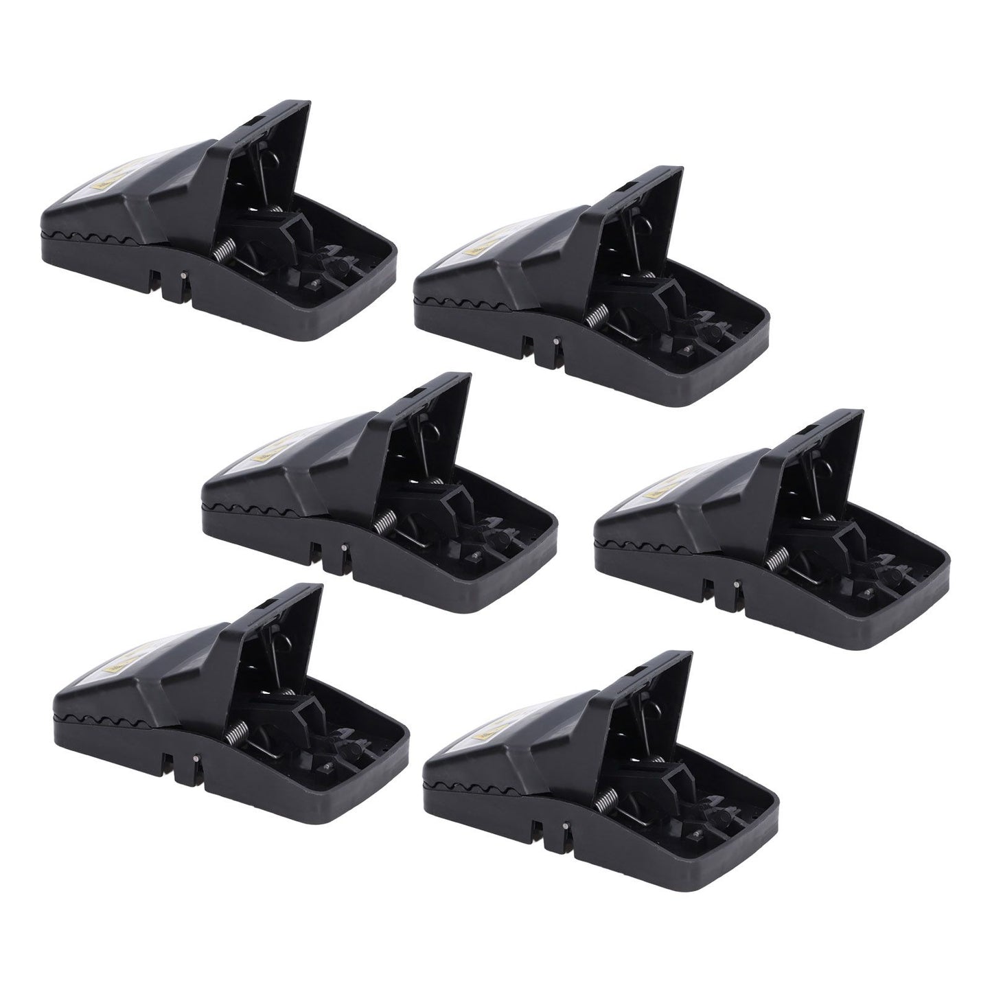 6Pcs Mouse Traps Plastic Material High Sensitivity Touchless Design Safe Reusable Rat Catcher Trapping Tool V1294-YM0523-3111220004711