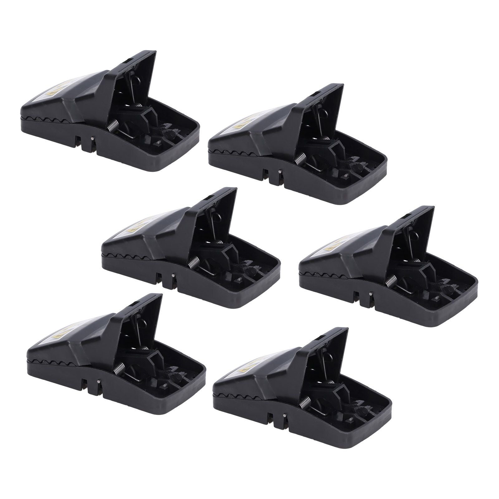 6Pcs Mouse Traps Plastic Material High Sensitivity Touchless Design Safe Reusable Rat Catcher Trapping Tool V1294-YM0523-3111220004711