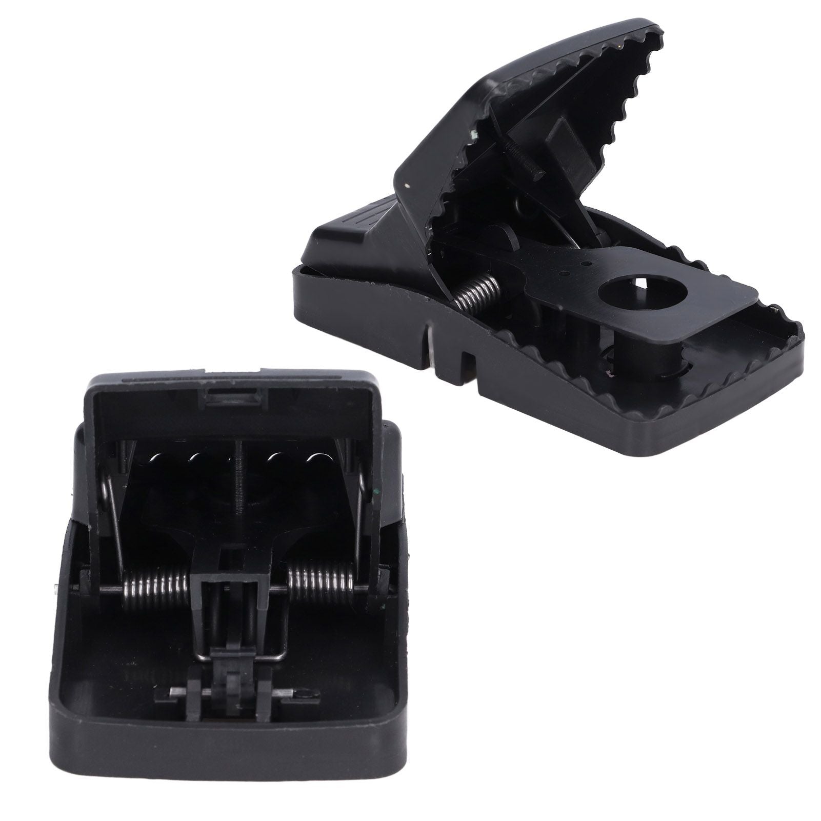6Pcs Mouse Traps Plastic Material High Sensitivity Touchless Design Safe Reusable Rat Catcher Trapping Tool V1294-YM0523-3111220004711