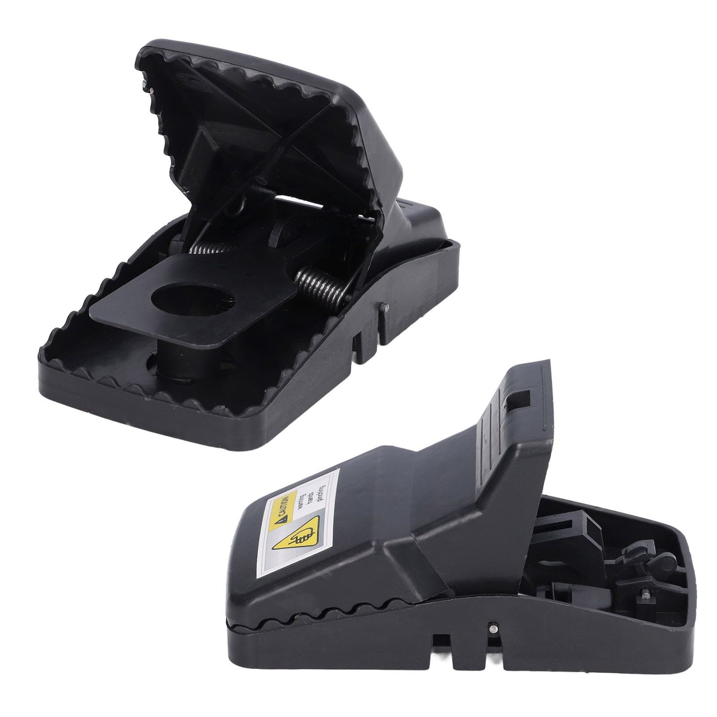 6Pcs Mouse Traps Plastic Material High Sensitivity Touchless Design Safe Reusable Rat Catcher Trapping Tool V1294-YM0523-3111220004711