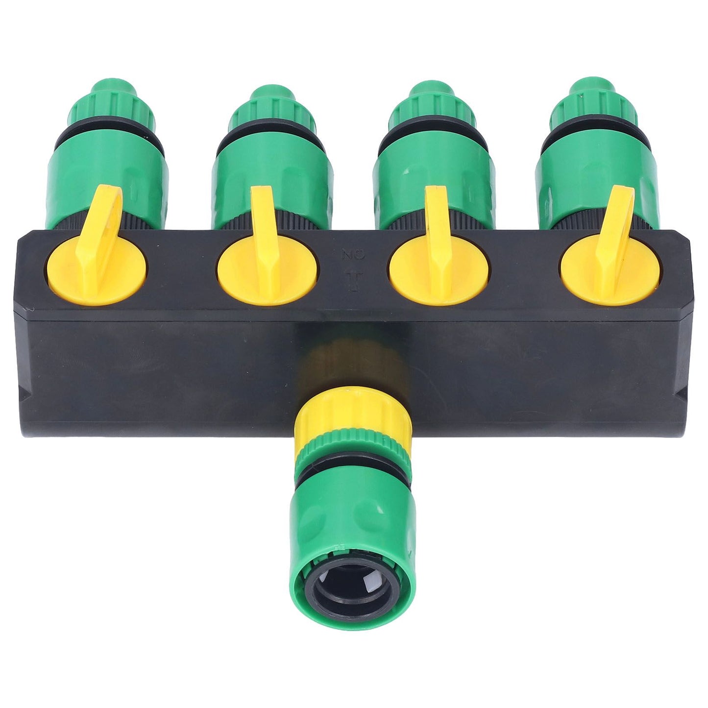 Water Hose Splitter ABS Material 4 Way Stainless Durable Garden Irrigation Faucet Splitter for Patio Farm V1294-YM0523-3111220007911