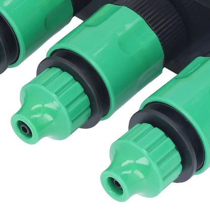 Water Hose Splitter ABS Material 4 Way Stainless Durable Garden Irrigation Faucet Splitter for Patio Farm V1294-YM0523-3111220007911