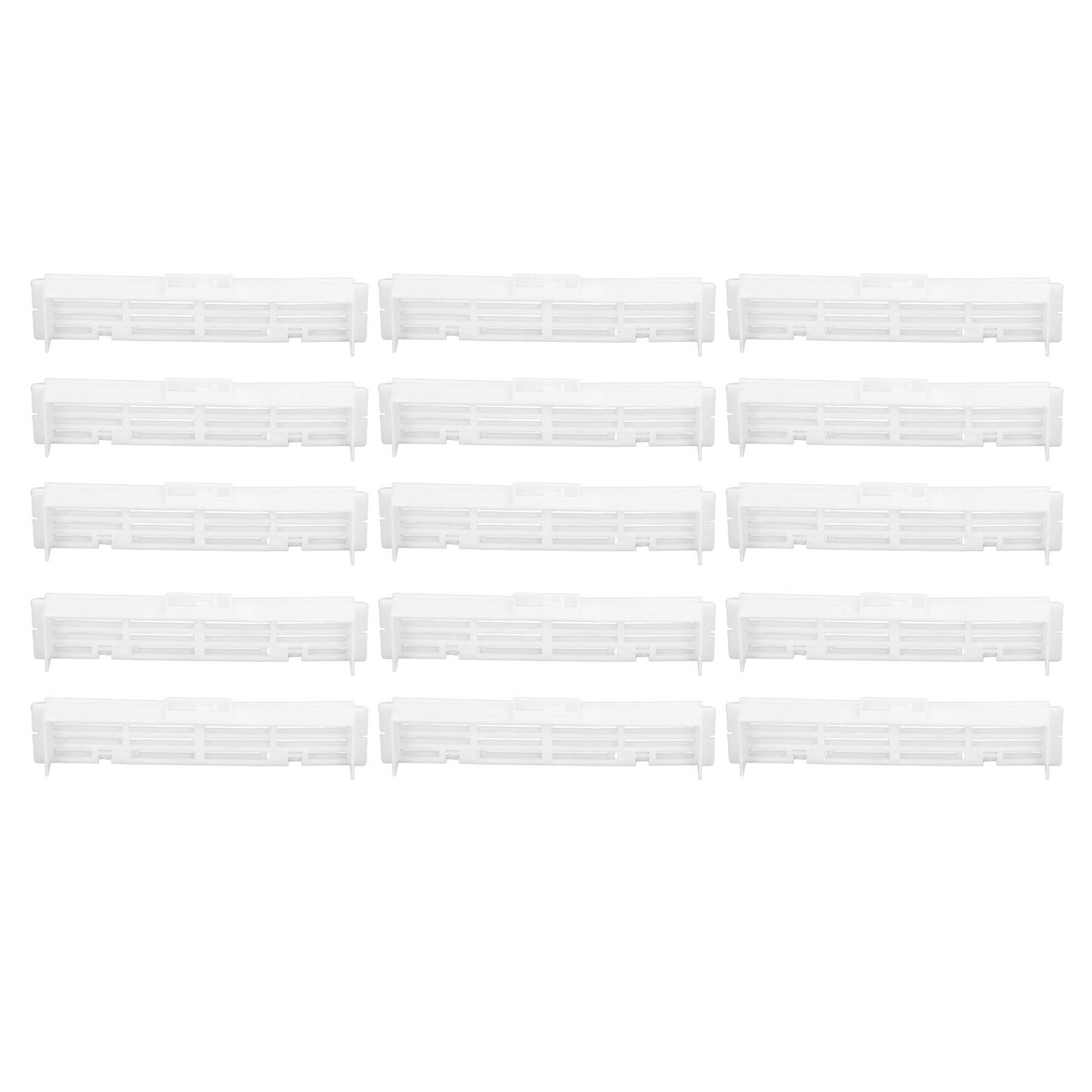 15PCS Bee Anti Escape Device Barrier Plastic Beehive Spacer Frame Beekeeping Tool for Apiculture V1294-YM0523-3111220008411