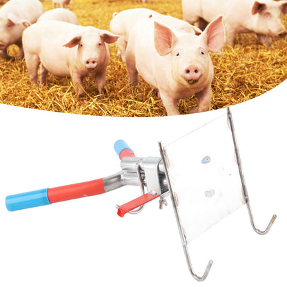 Pig Castration Rack Tools Double Hook Suspension Stainless Steel Simple Convenient Operation Pig Castration V1294-YM0523-3111220009011