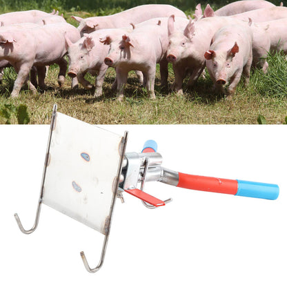 Pig Castration Rack Tools Double Hook Suspension Stainless Steel Simple Convenient Operation Pig Castration V1294-YM0523-3111220009011