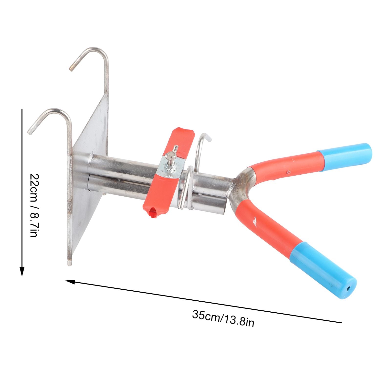 Pig Castration Rack Tools Double Hook Suspension Stainless Steel Simple Convenient Operation Pig Castration V1294-YM0523-3111220009011