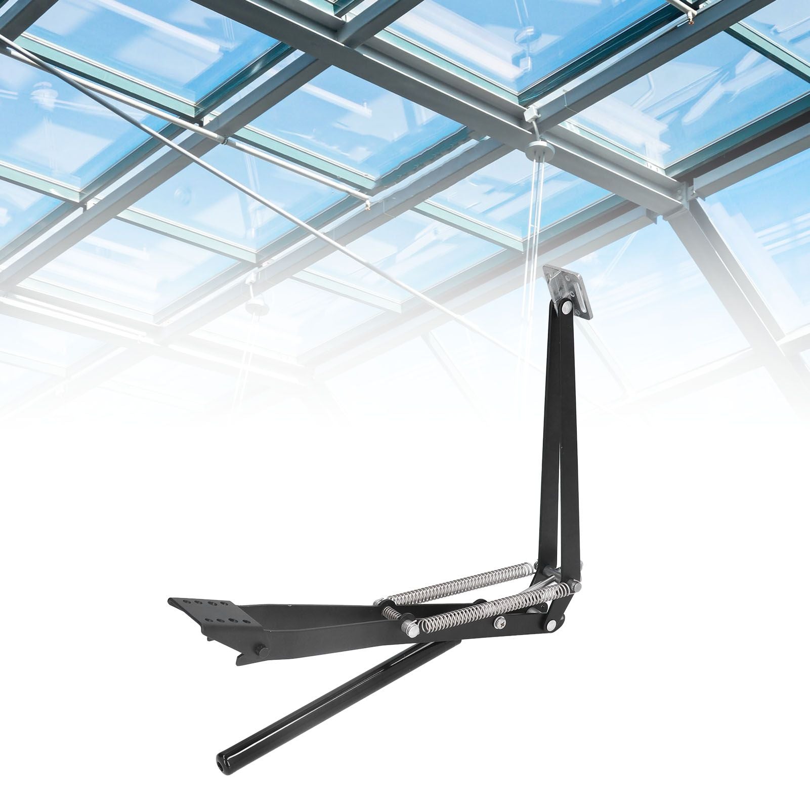 Greenhouse Window Opener Solar Heat Sensitive Automatic Vent Opener Double Spring Aluminum Ventilation Opener V1294-YM0523-3111220010011