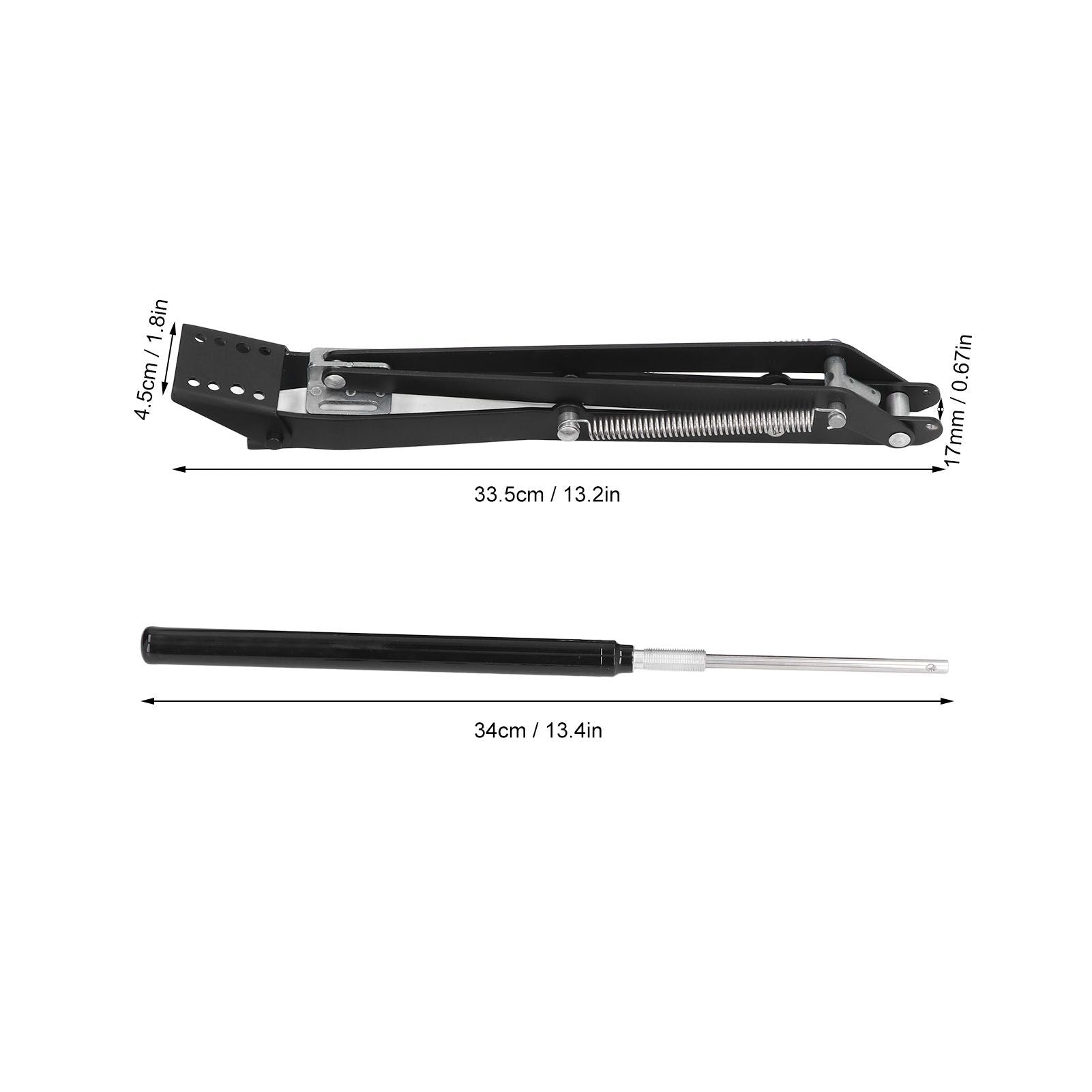 Greenhouse Window Opener Solar Heat Sensitive Automatic Vent Opener Double Spring Aluminum Ventilation Opener V1294-YM0523-3111220010011