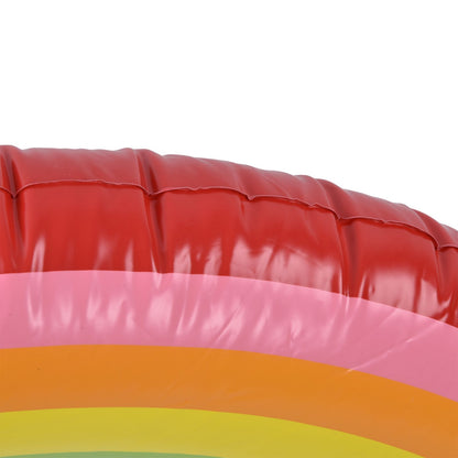 Inflatable Rainbow Cloud Drink Holder Floating Beverage Salad Fruit Serving Bar Pool Float Tool V1294-YM0523-3111220012611