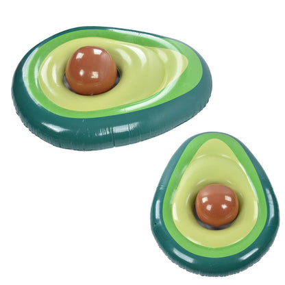 Avocado Pool Float PVC Inflatable Pools Raft Lounger Beach Floaty Party Toys with Ball V1294-YM0523-3111220013311